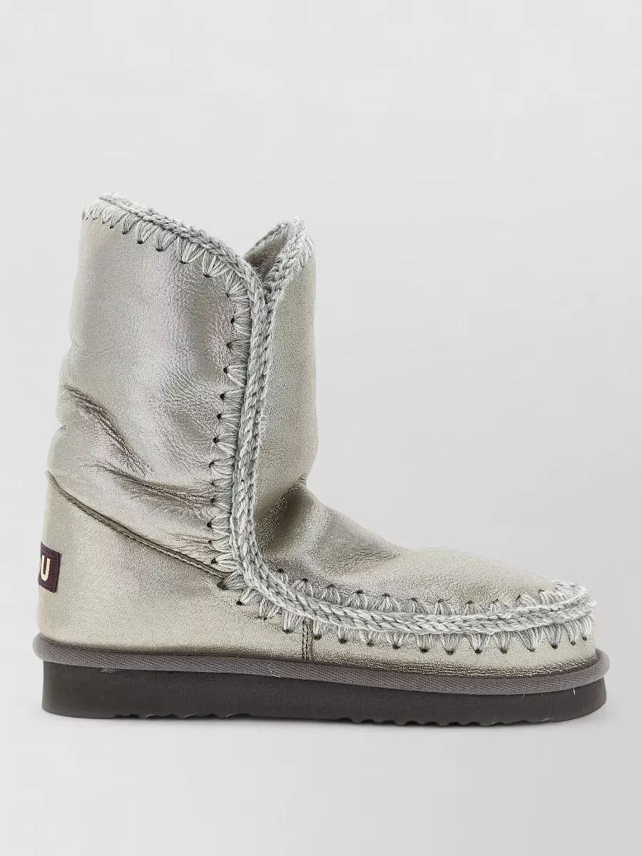 Mou Sheepskin leather eskimo 24 ankle boots