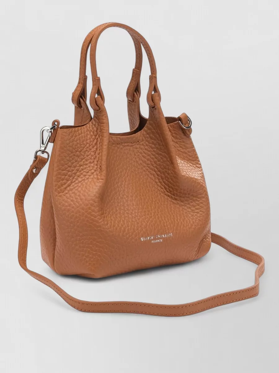 Gianni Chiarini Crossbody Bag Detachable Strap Metal Hardware