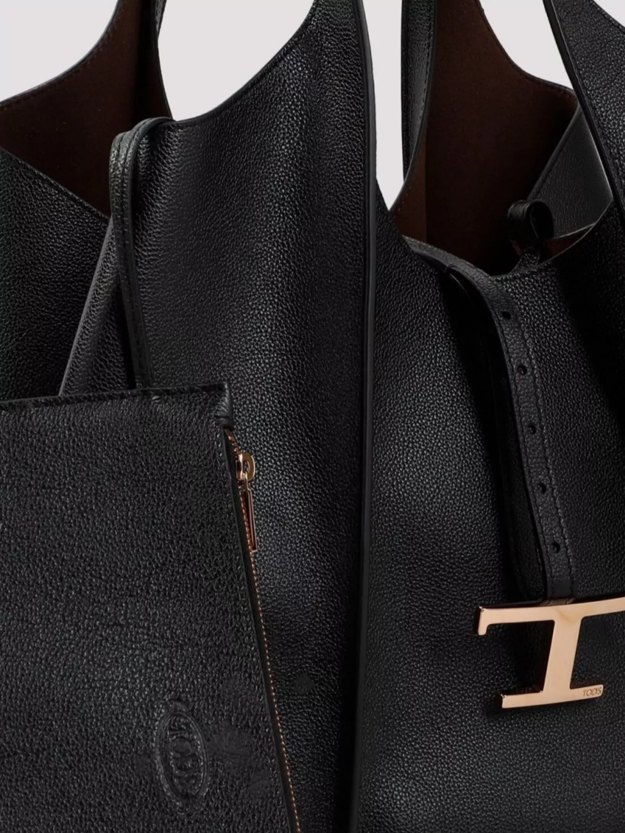 Tod's T Buckle Top Handle Shoulder Bag
