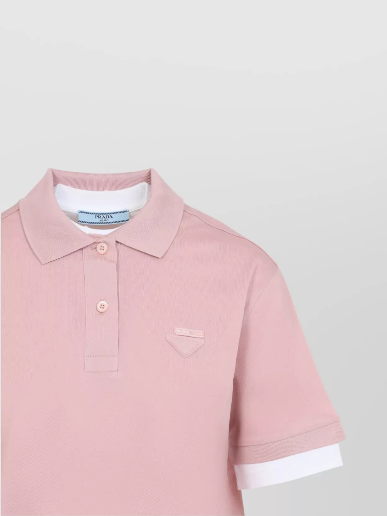 Prada Logo-embroidered Polo T-shirt