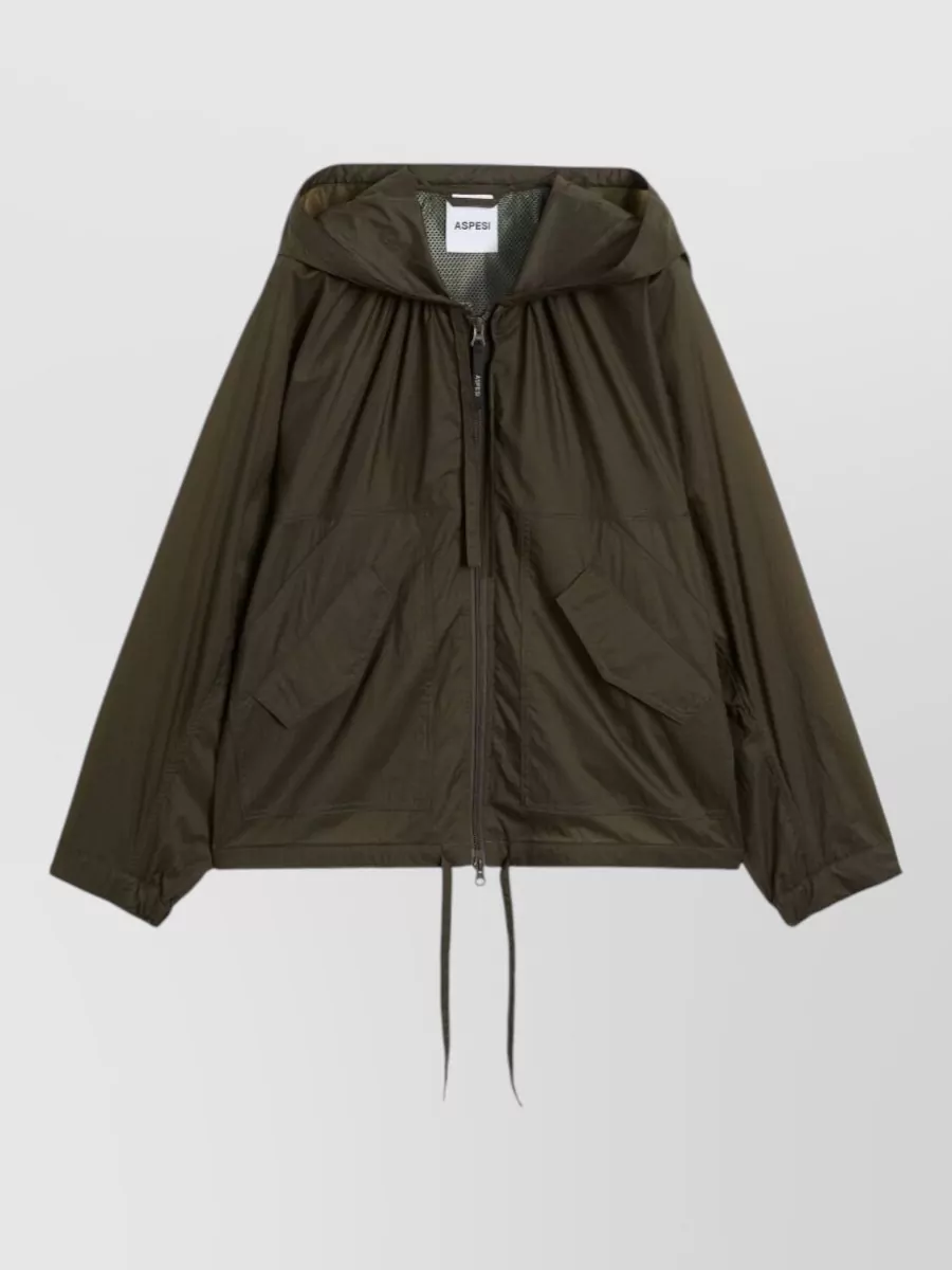 Aspesi Silk Nylon Fitted Jacket