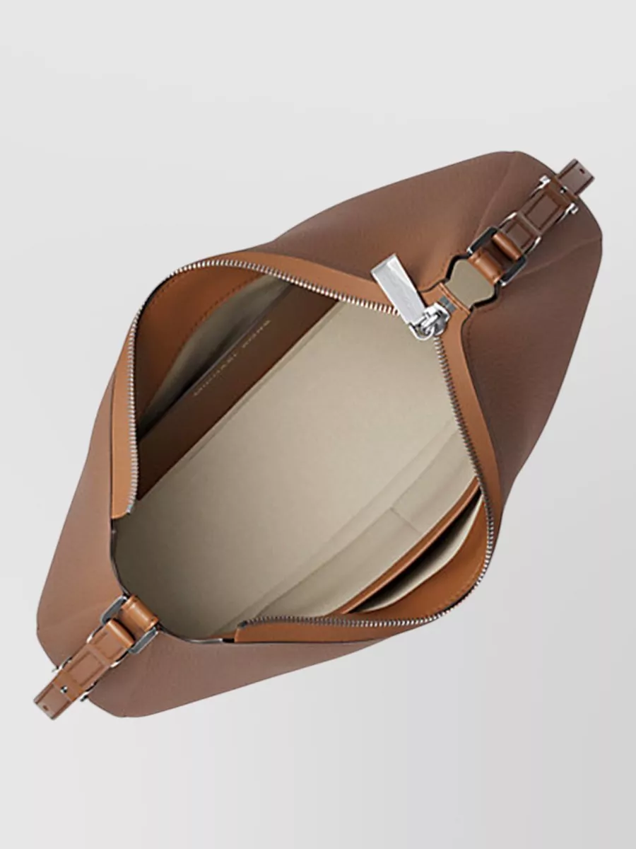 Michael Kors Shoulder Bag Textured Finish Adjustable Strap