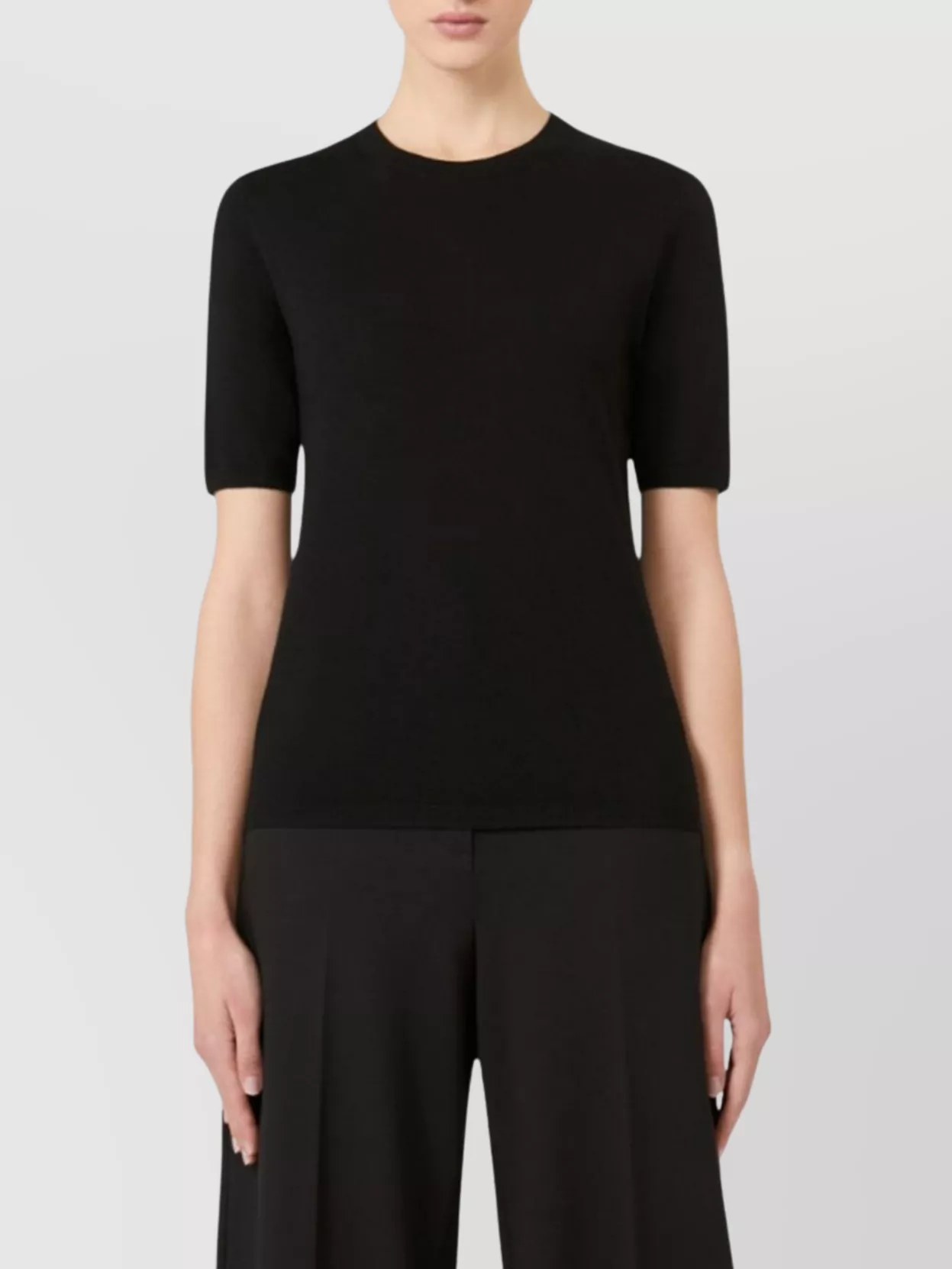Max Mara Basic Wool Crew Neck Sweater