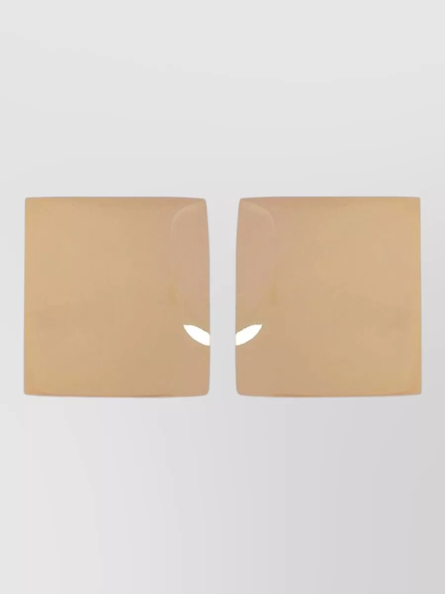 Federica Tosi Gold-Plated Bronze Clip-On Earrings