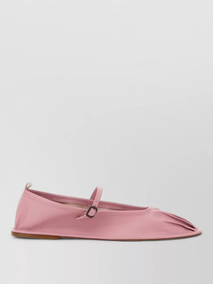 Hereu Leather Ballerina Shoes