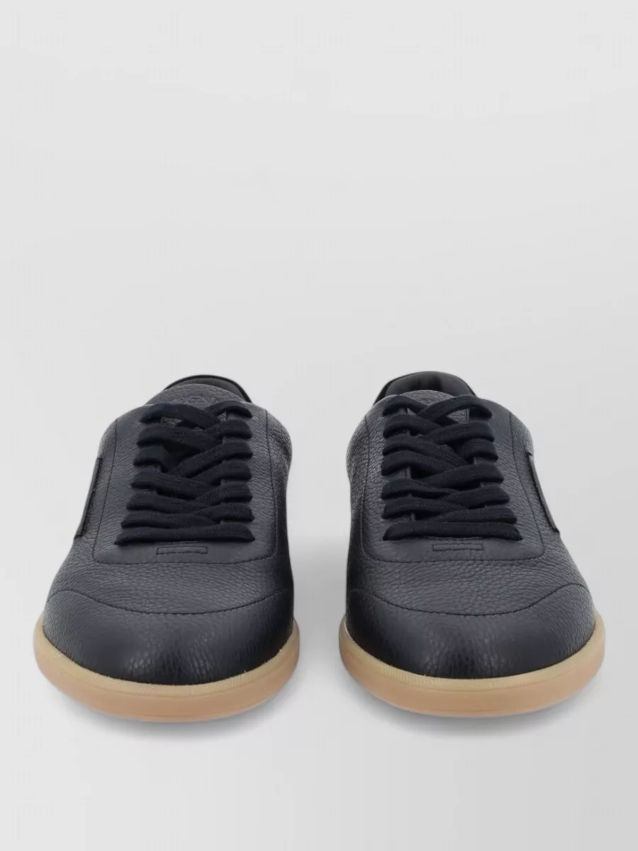 Zegna leather lace-up shoes