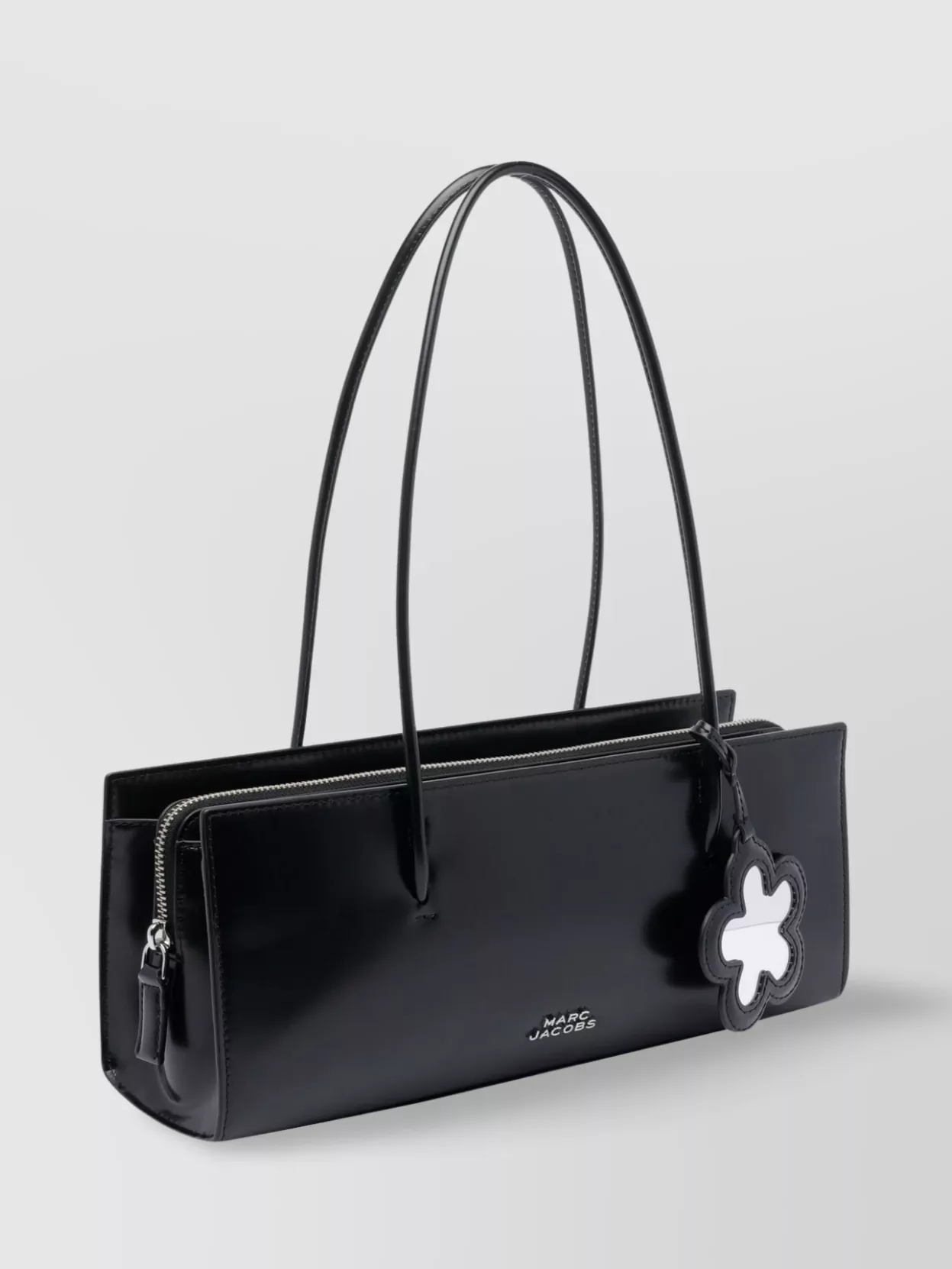 Marc Jacobs Double Handle Flower Charm Shoulder Bag