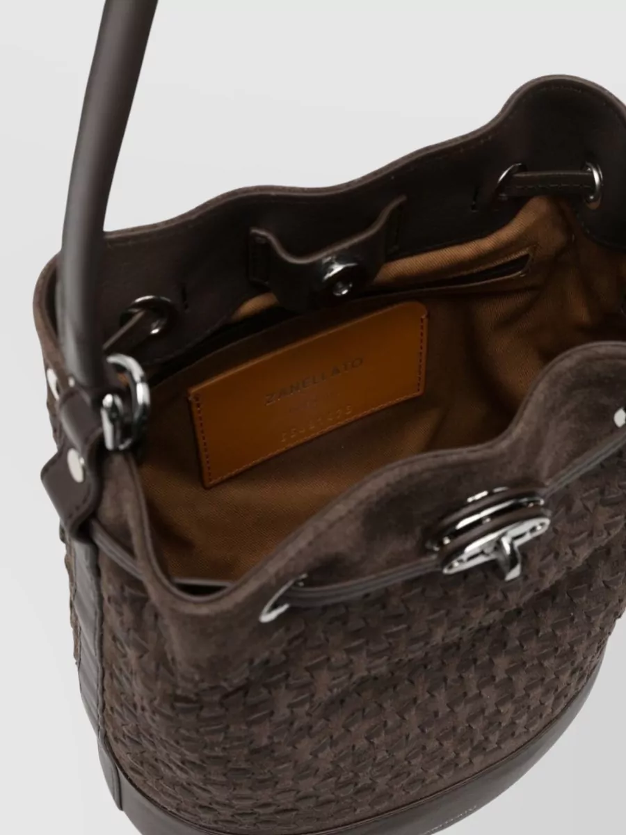 Zanellato Monda Musiva Small Leather Shoulder Bag