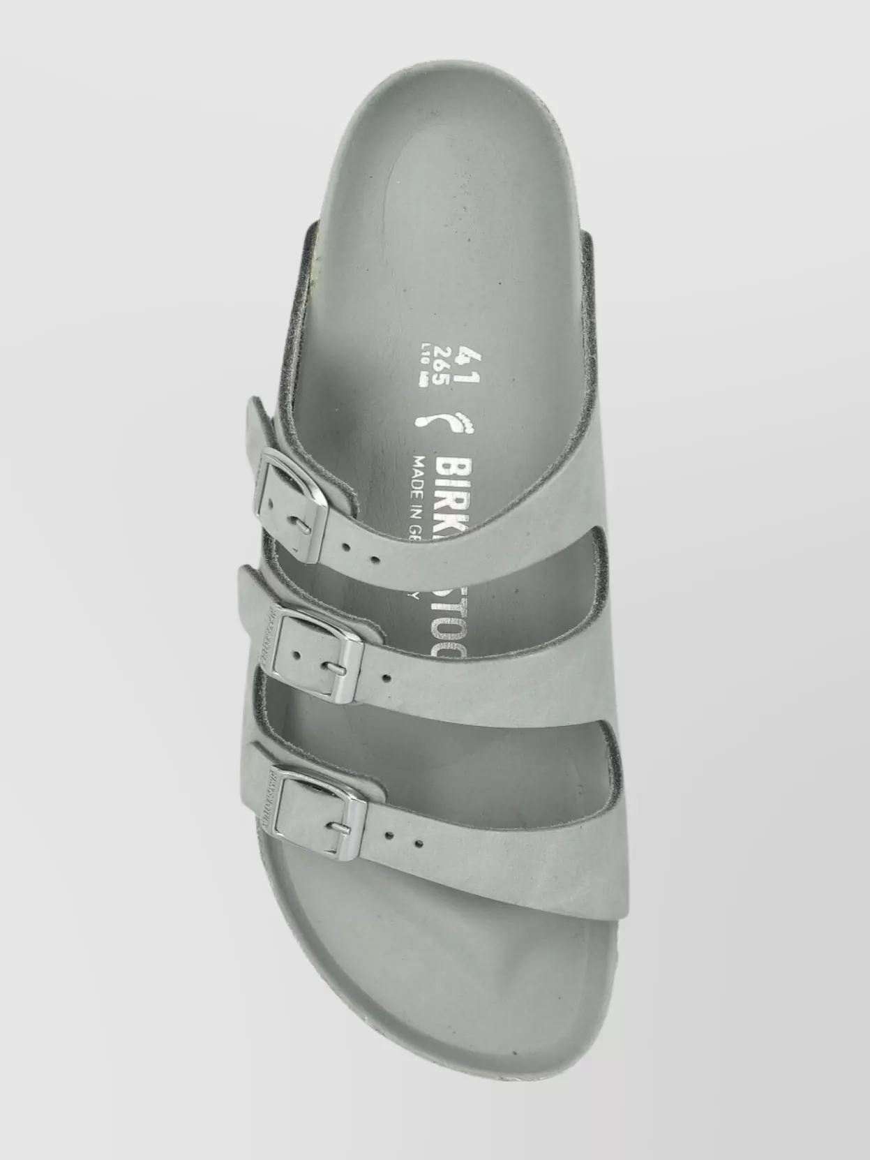 Birkenstock Triple Buckle Round Toe Flat Sandals