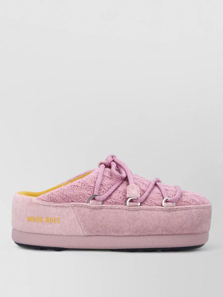 Moon Boot Knit Mule Slippers