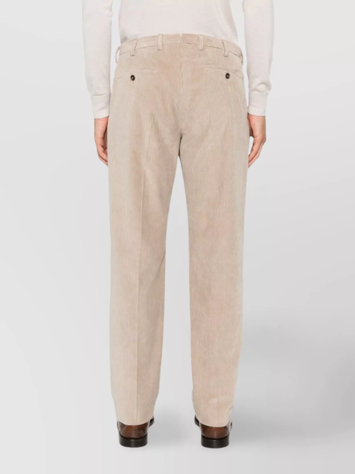 Incotex Corduroy Trousers With Back And Side Pockets