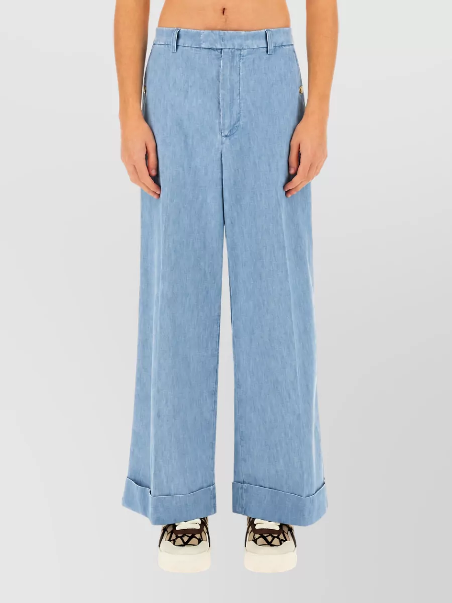 Valentino Denim Straight-Leg Jeans