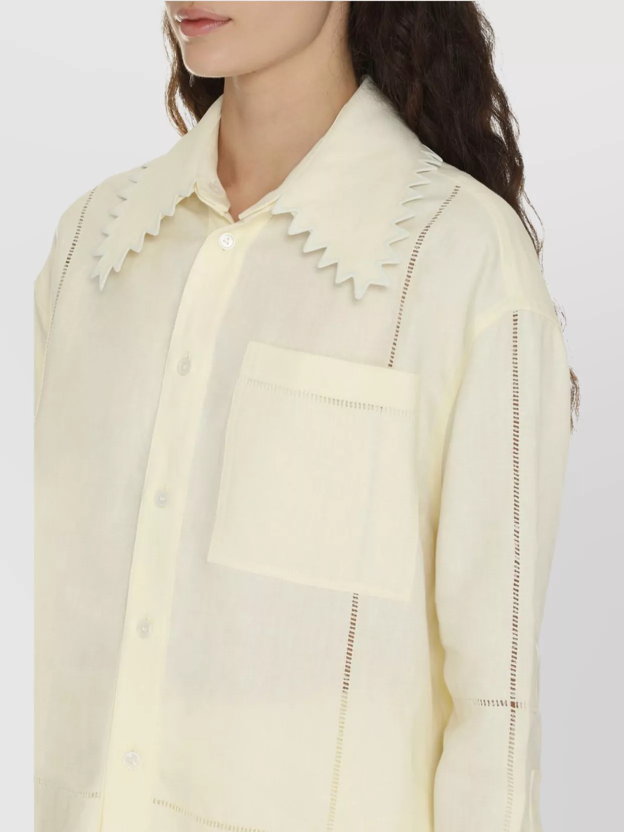 Bottega Veneta Linen Shirt With Long Sleeves And Pockets