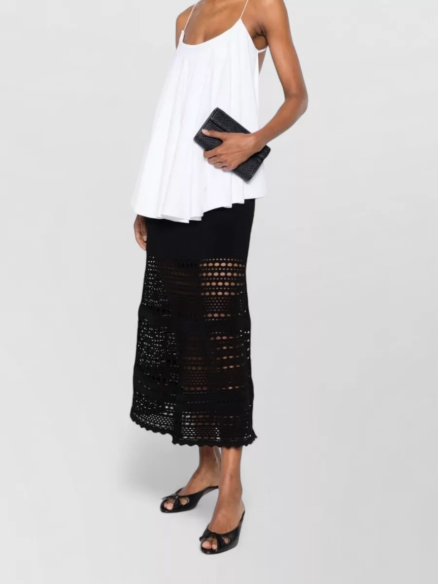 Jacquemus Scoop Neck Flared Tank Top
