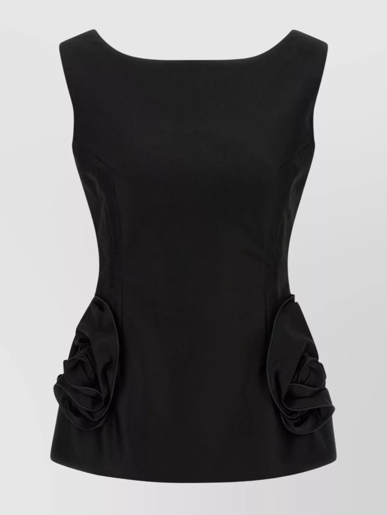 Magda Butrym '05' Sleeveless Floral Boat Neck Top