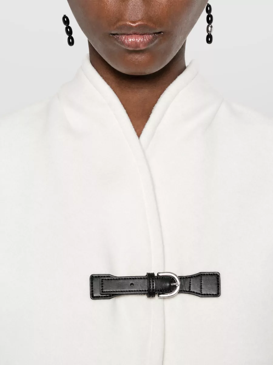 Forte Forte Virgin wool high-neck cropped jacket