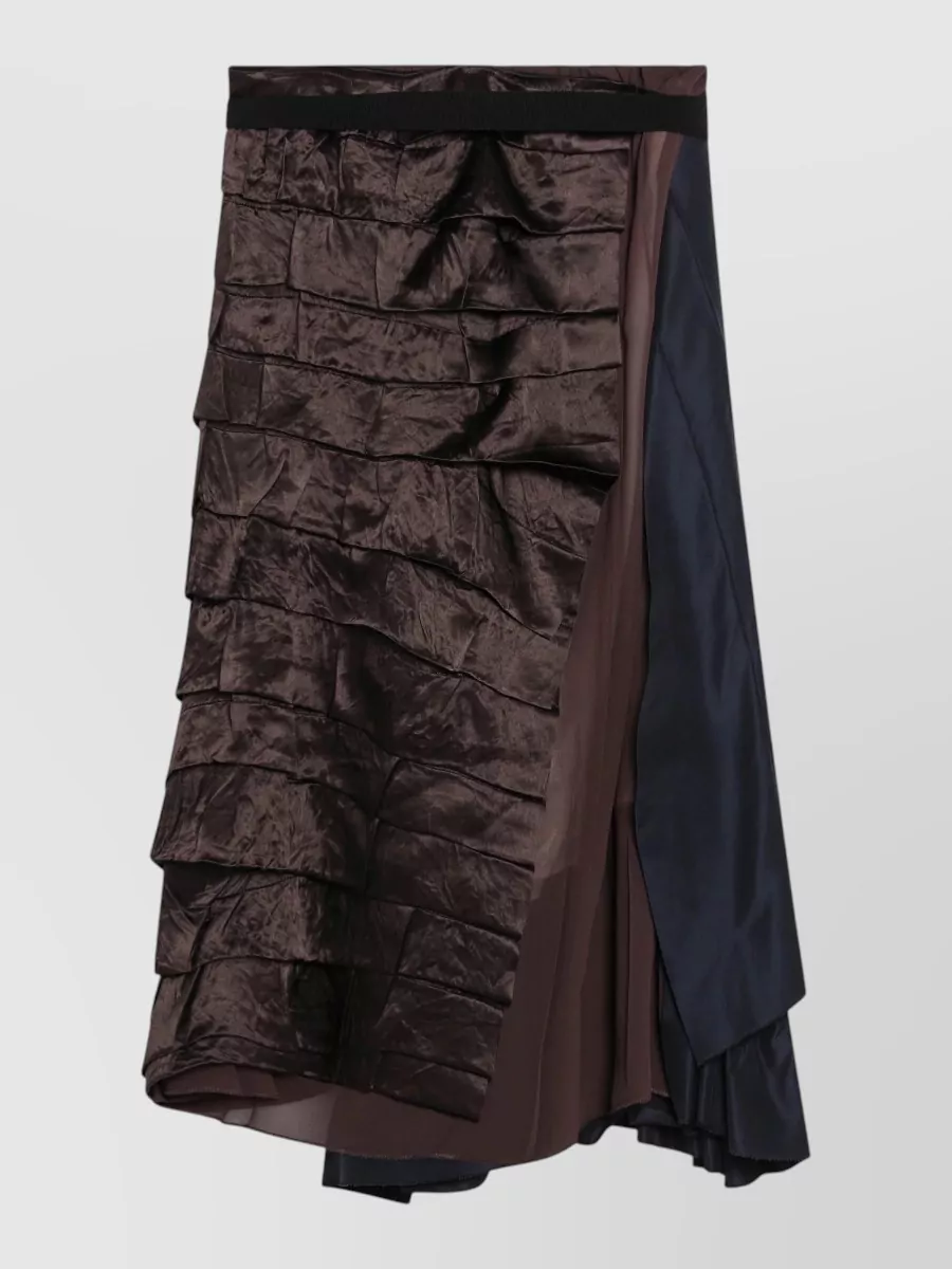 Prada Asymmetric midi skirt
