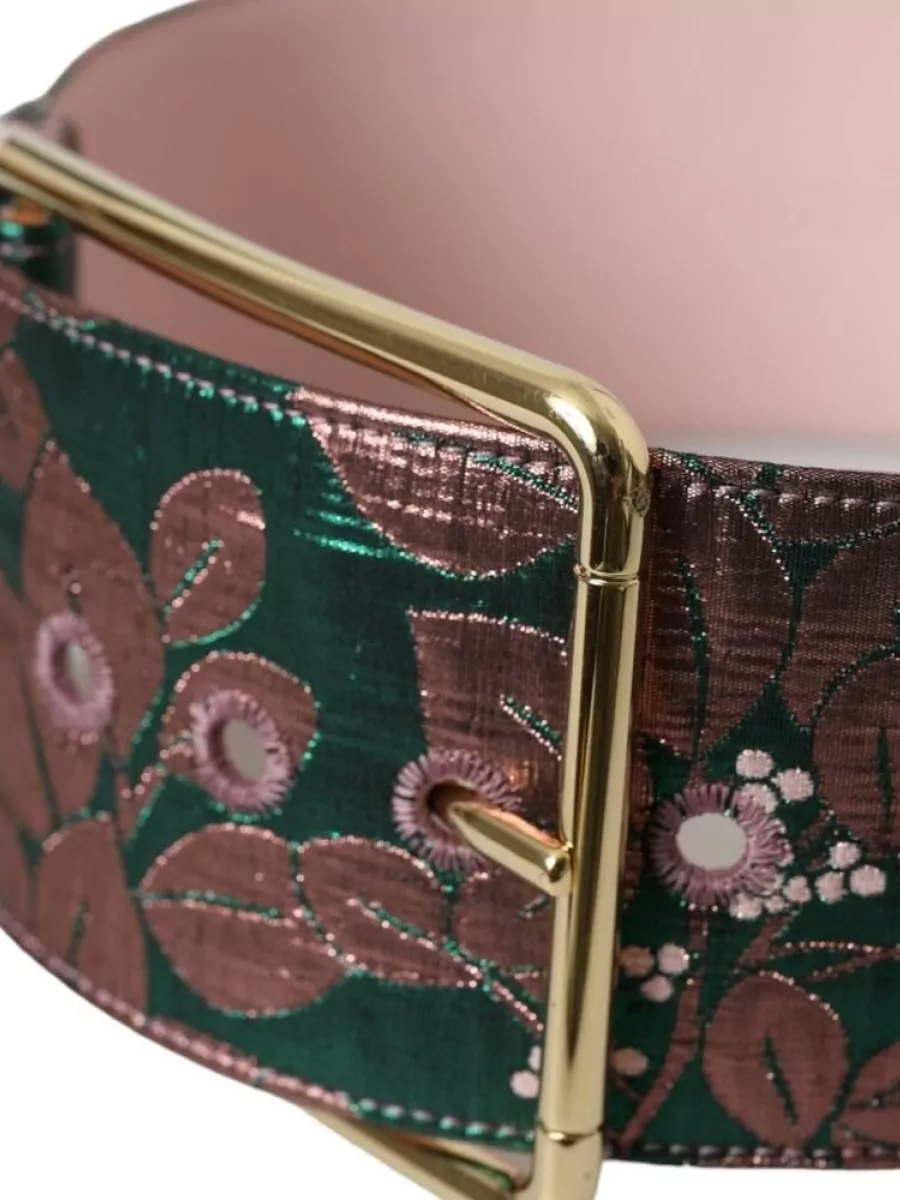 Dolce&Gabbana Floral Jacquard Belt