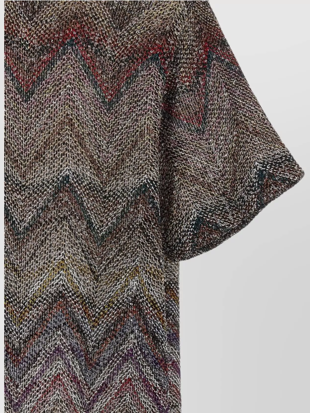 Missoni Chevron Textured Knit T-Shirt