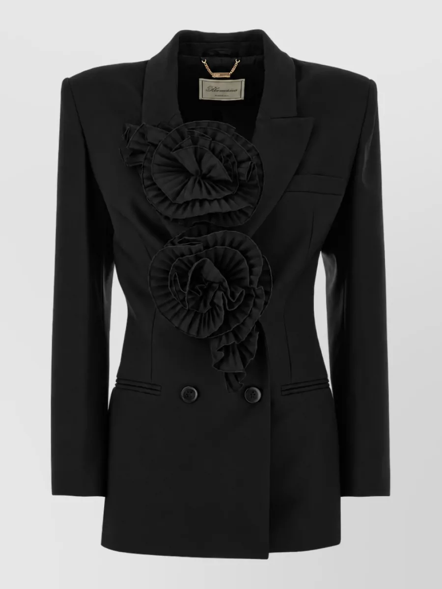 Blumarine twill blazer