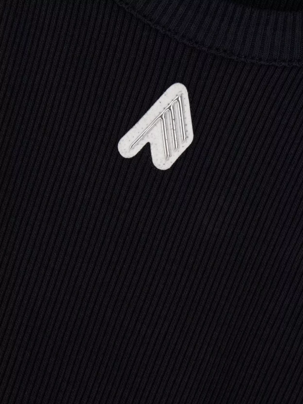 The Attico Embellished Crew Neck Top