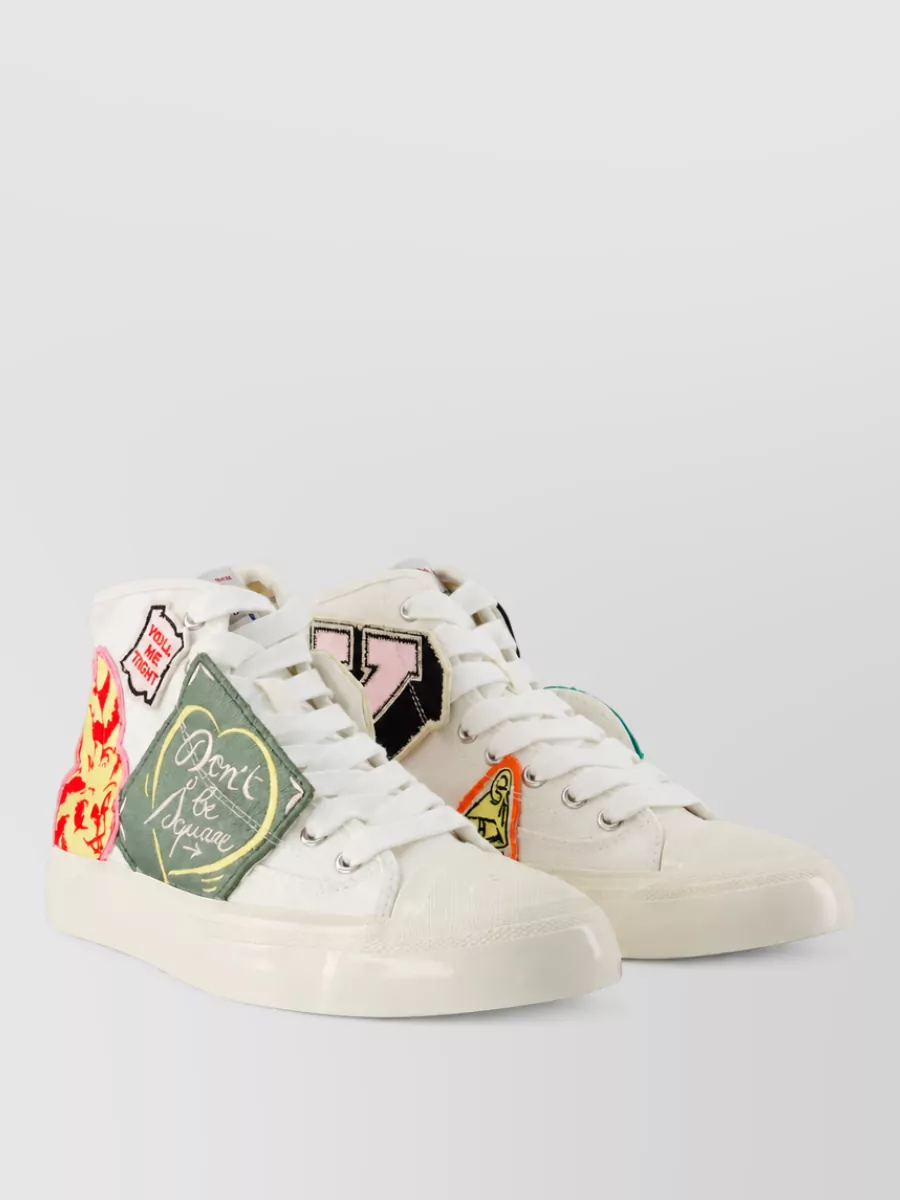 Kenzo cotton high-top sneakers