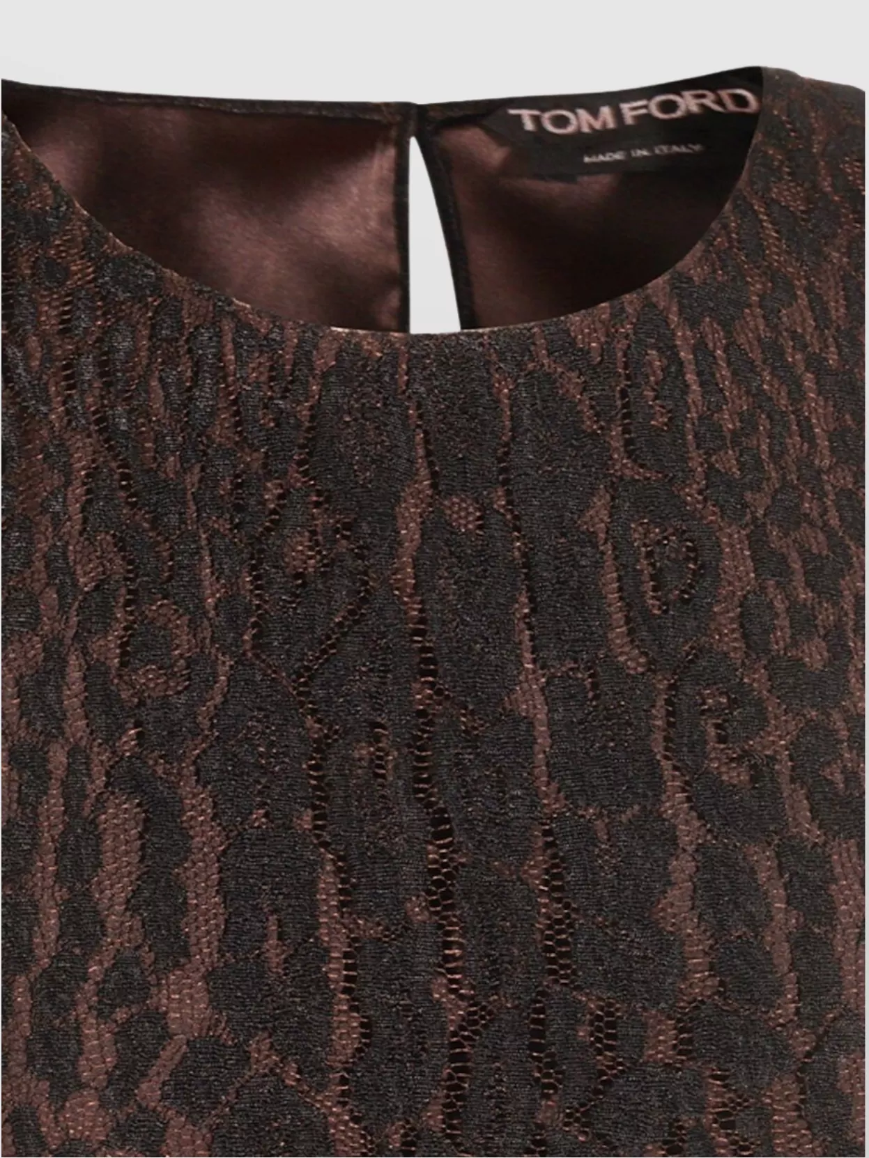 Tom Ford Sleeves And Animal Print Top