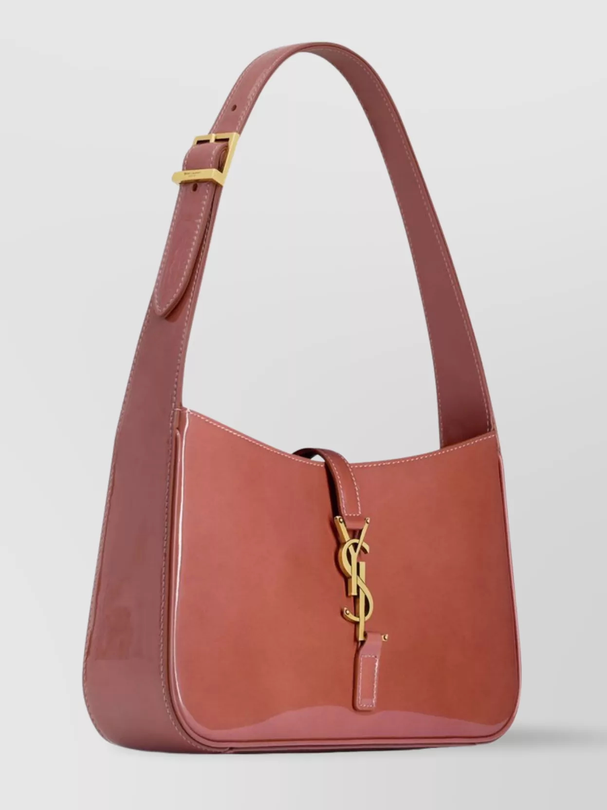 Saint Laurent 5 To 7 Patent Leather Shoulder Bag