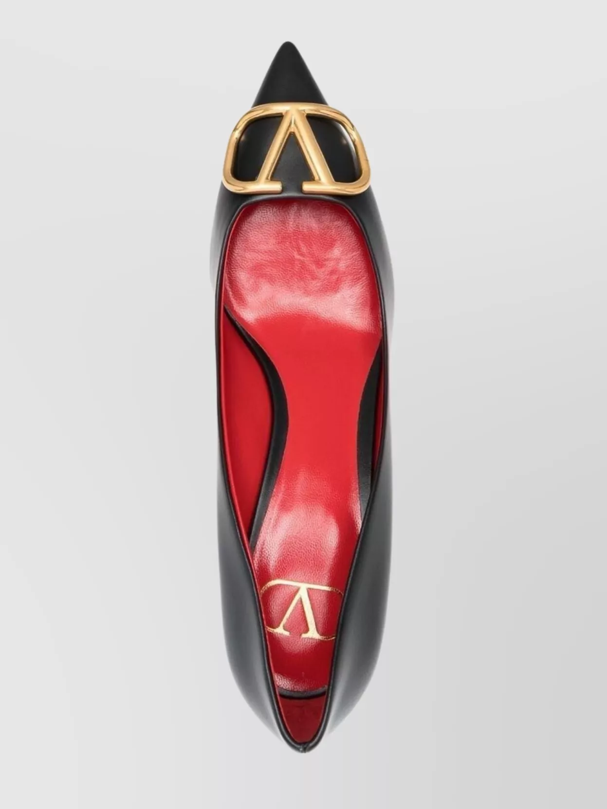 Valentino Garavani Vlogo Signature Leather Pumps