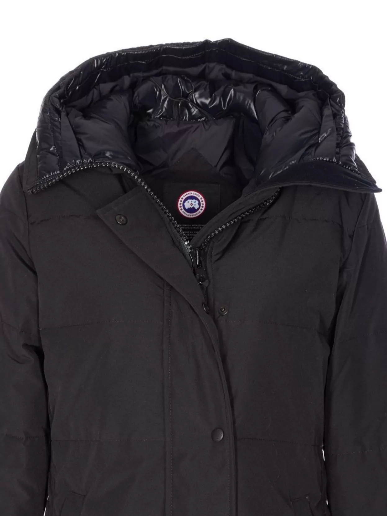 Canada Goose Long Sleeve Padded Quilted Coat With Cuffs