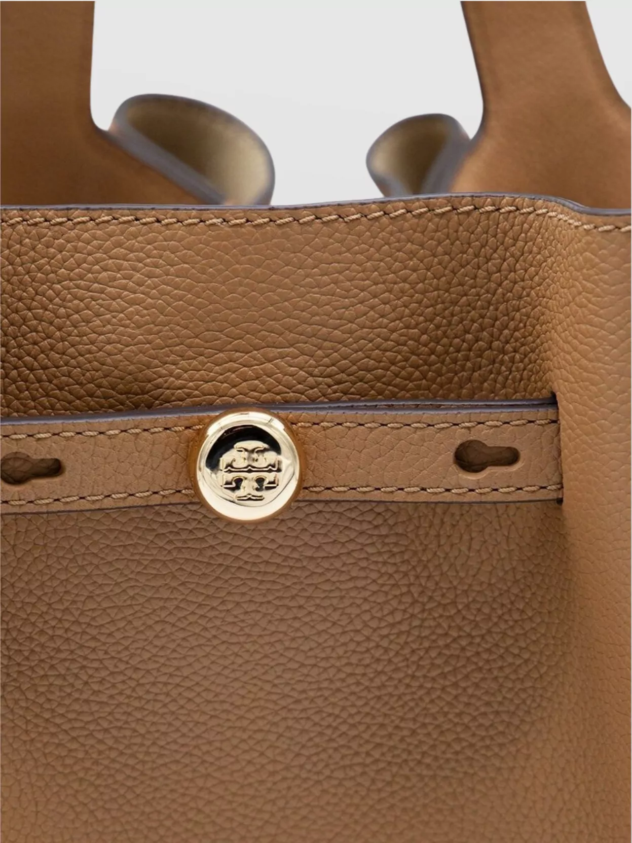 Tory Burch Textured Double Handle Tote Bag