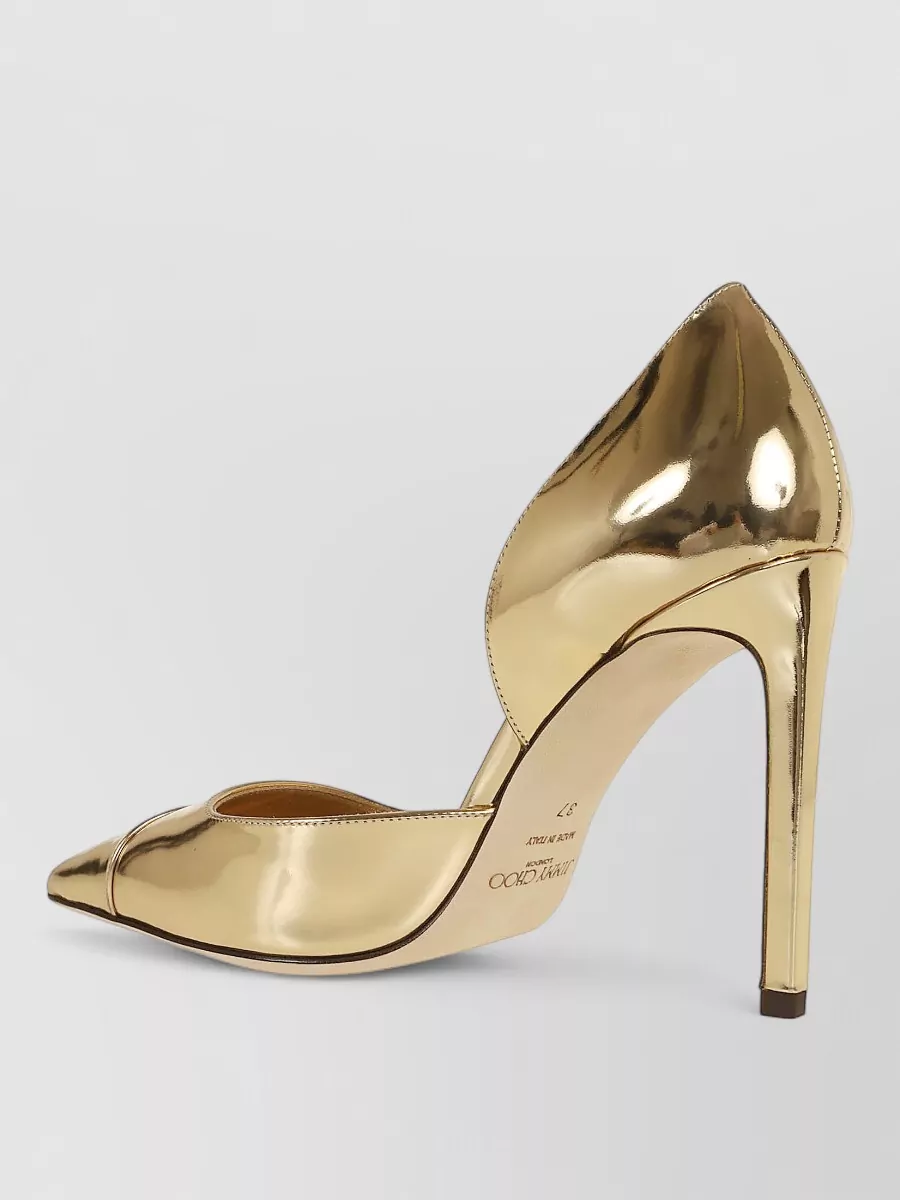 Jimmy Choo Leather Pointed-Toe Stiletto Pumps