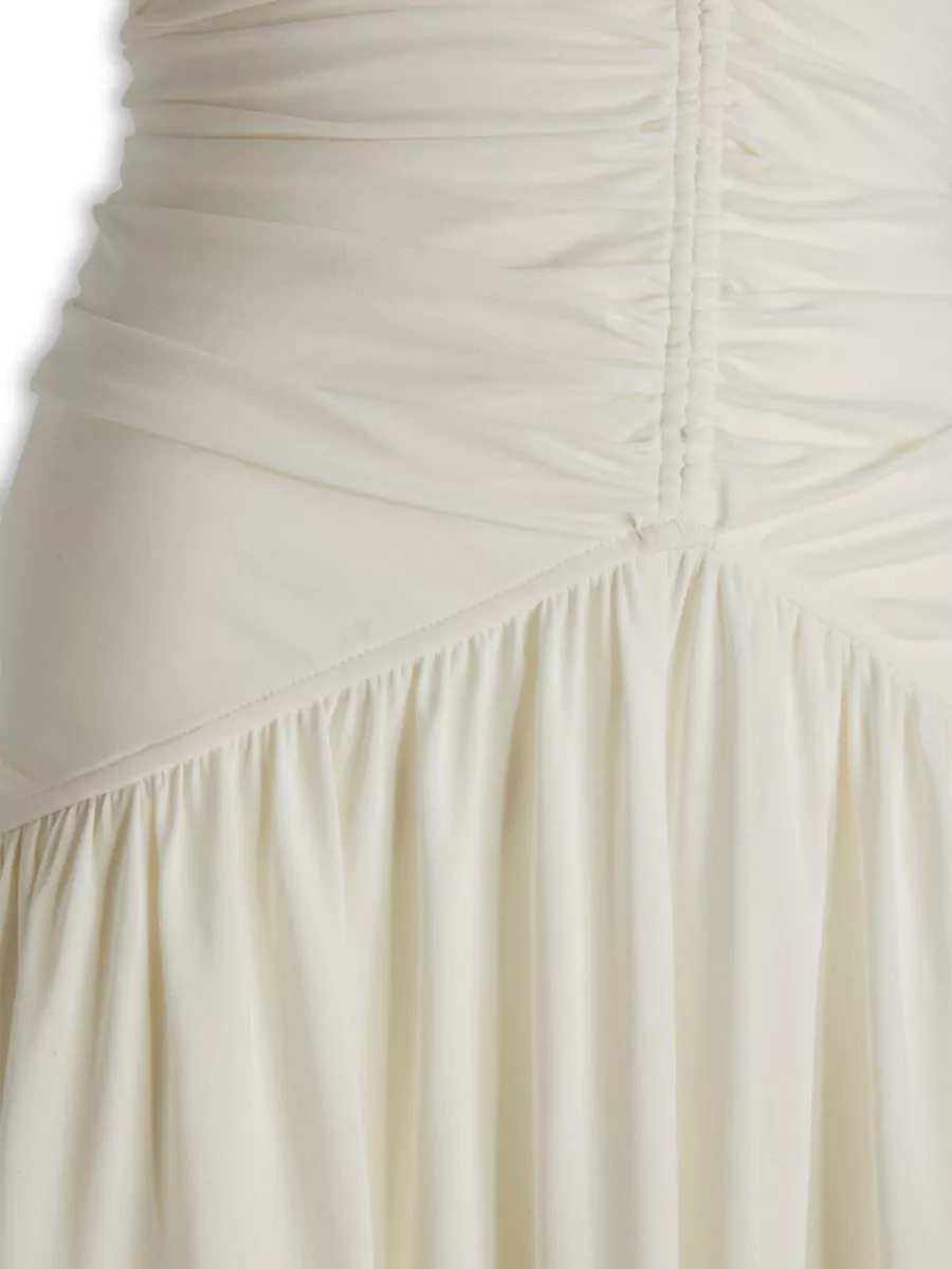 N 21 Stretch-Jersey Sleeveless V-Neck Maxi Dress
