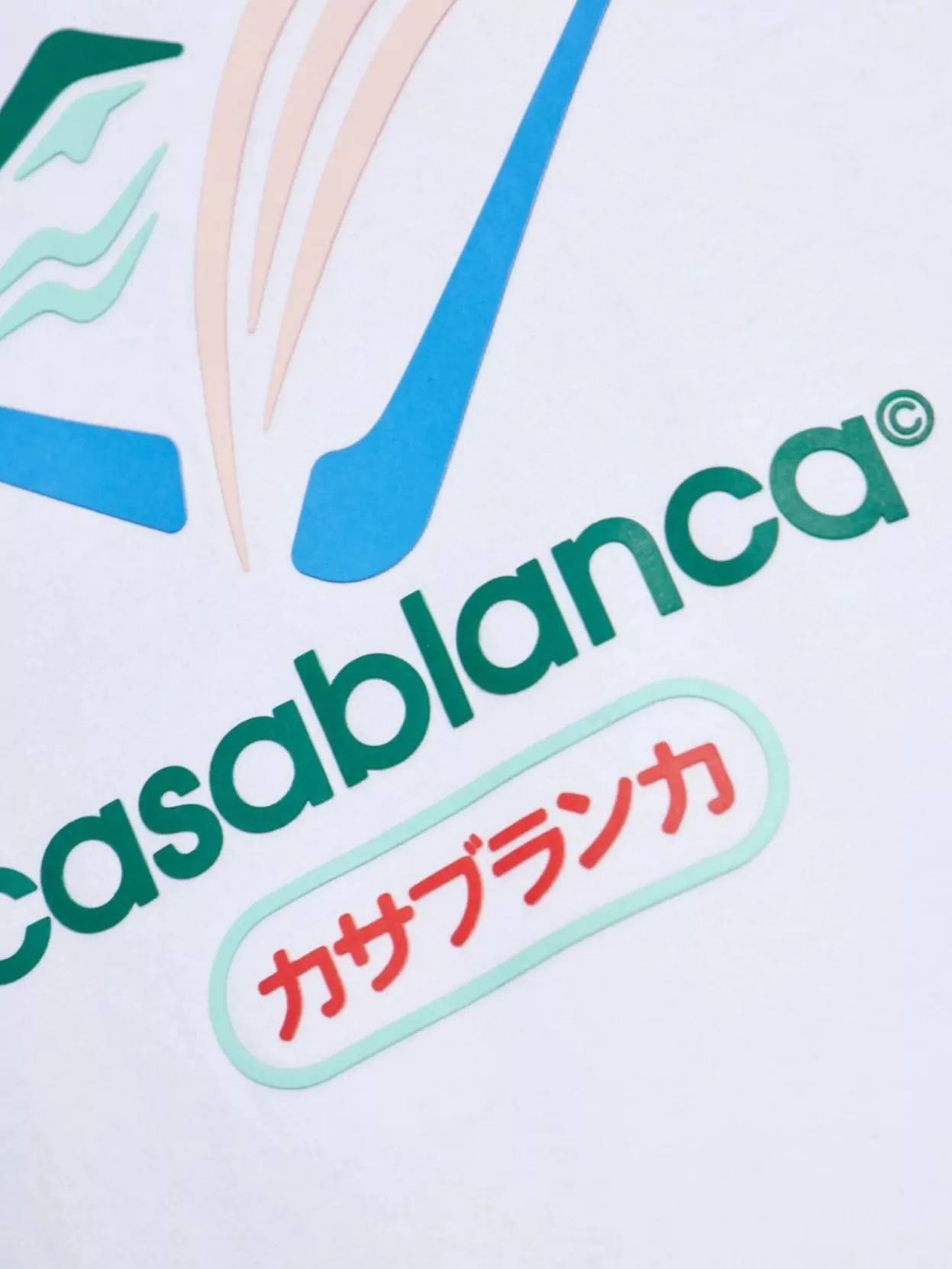Casablanca Mountain Sports Cropped T-Shirt