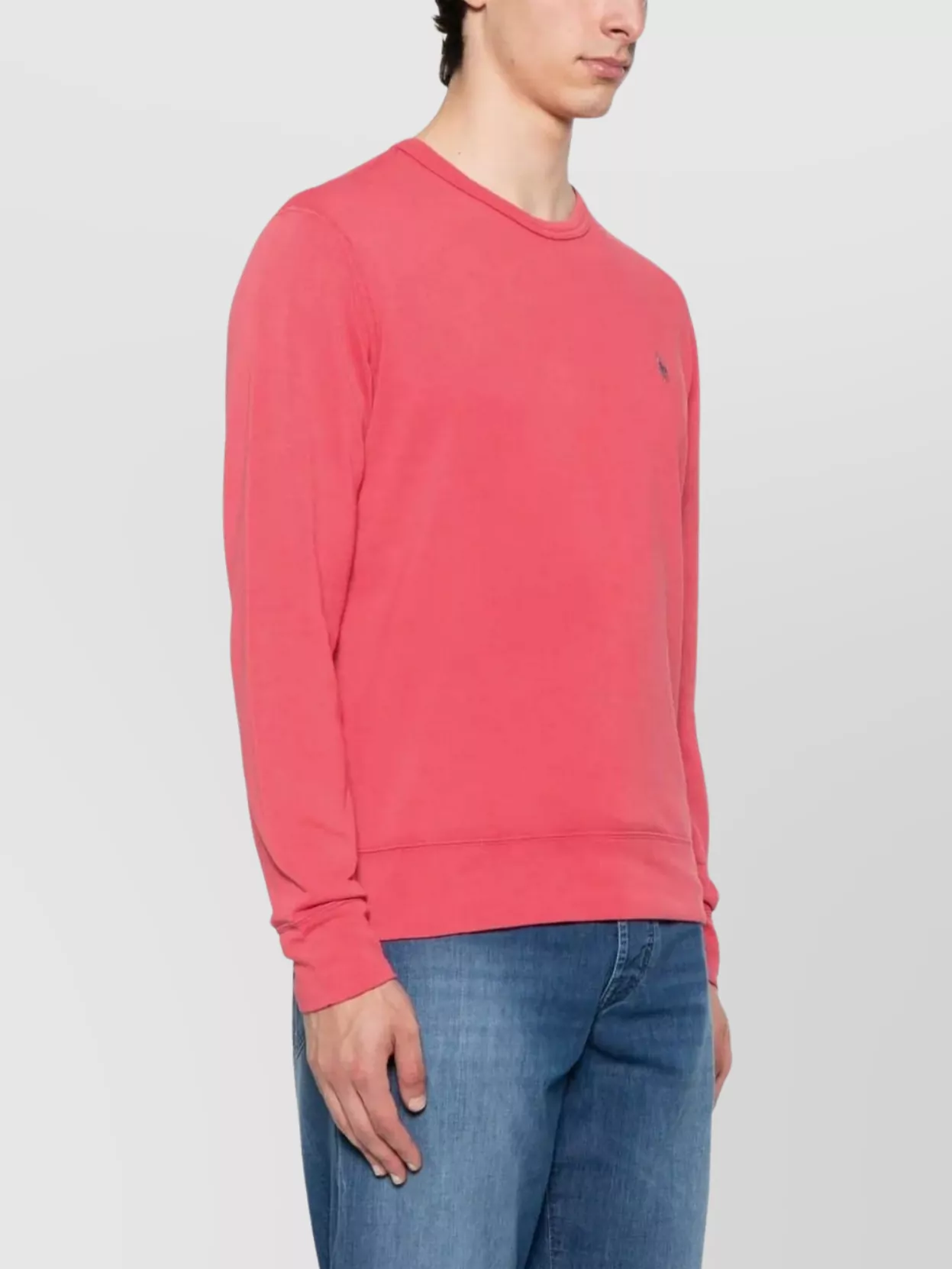 Polo Ralph Lauren Rib-Knit Crewneck Sweater With Long Sleeves
