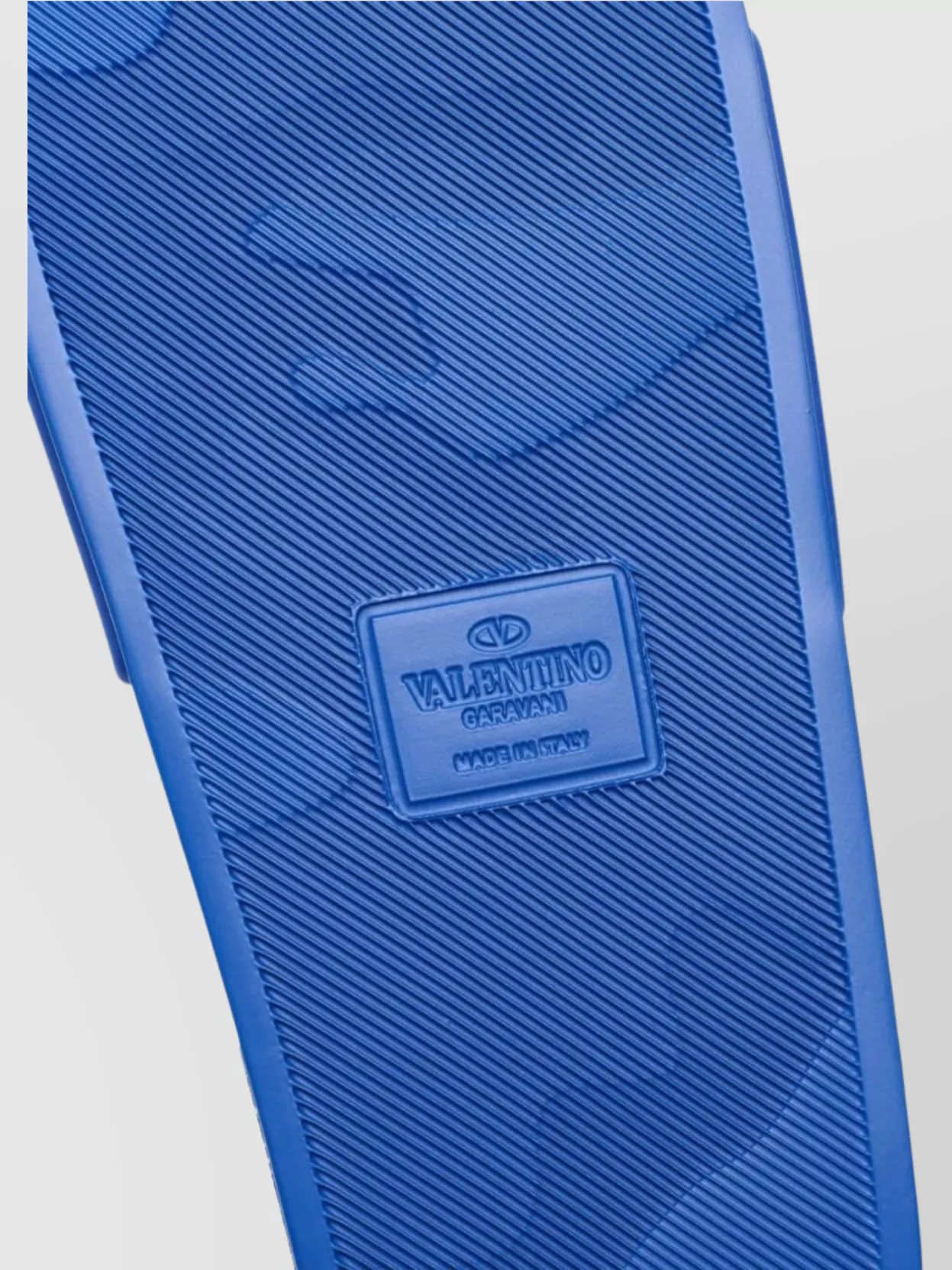 Valentino Pool Slides With Flat Rubber Sole