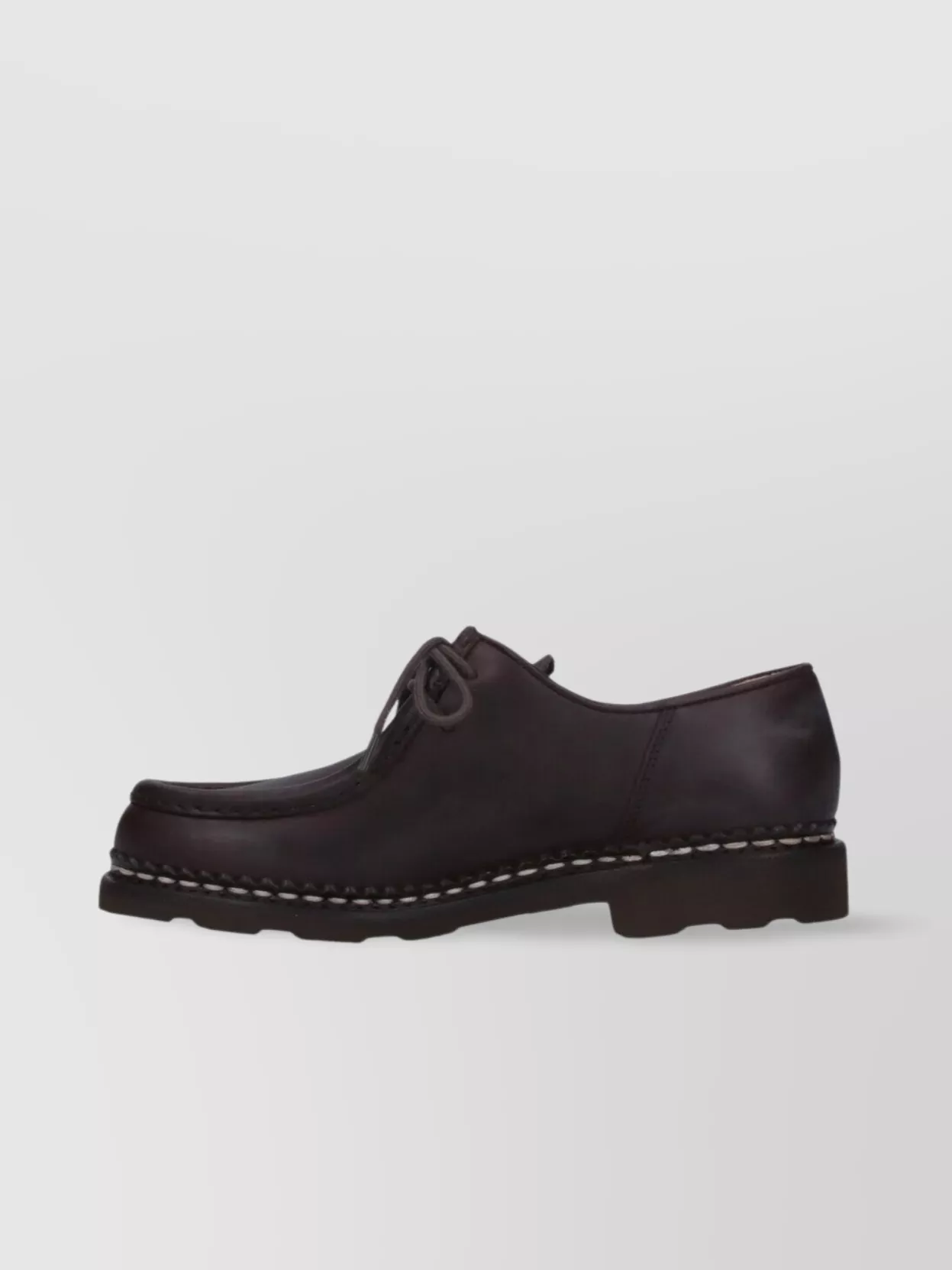 Paraboot Lace-Up Leather Shoes Round Toe