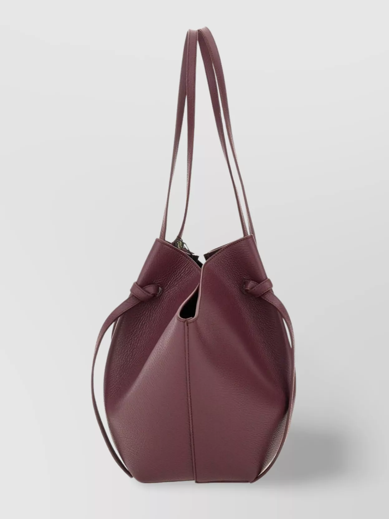Yuzefi Leather Shoulder Bag Knot Detail