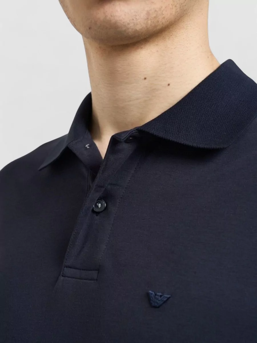 Emporio Armani Silk Polo Shirt