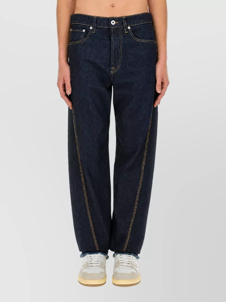 Lanvin twisted denim jeans