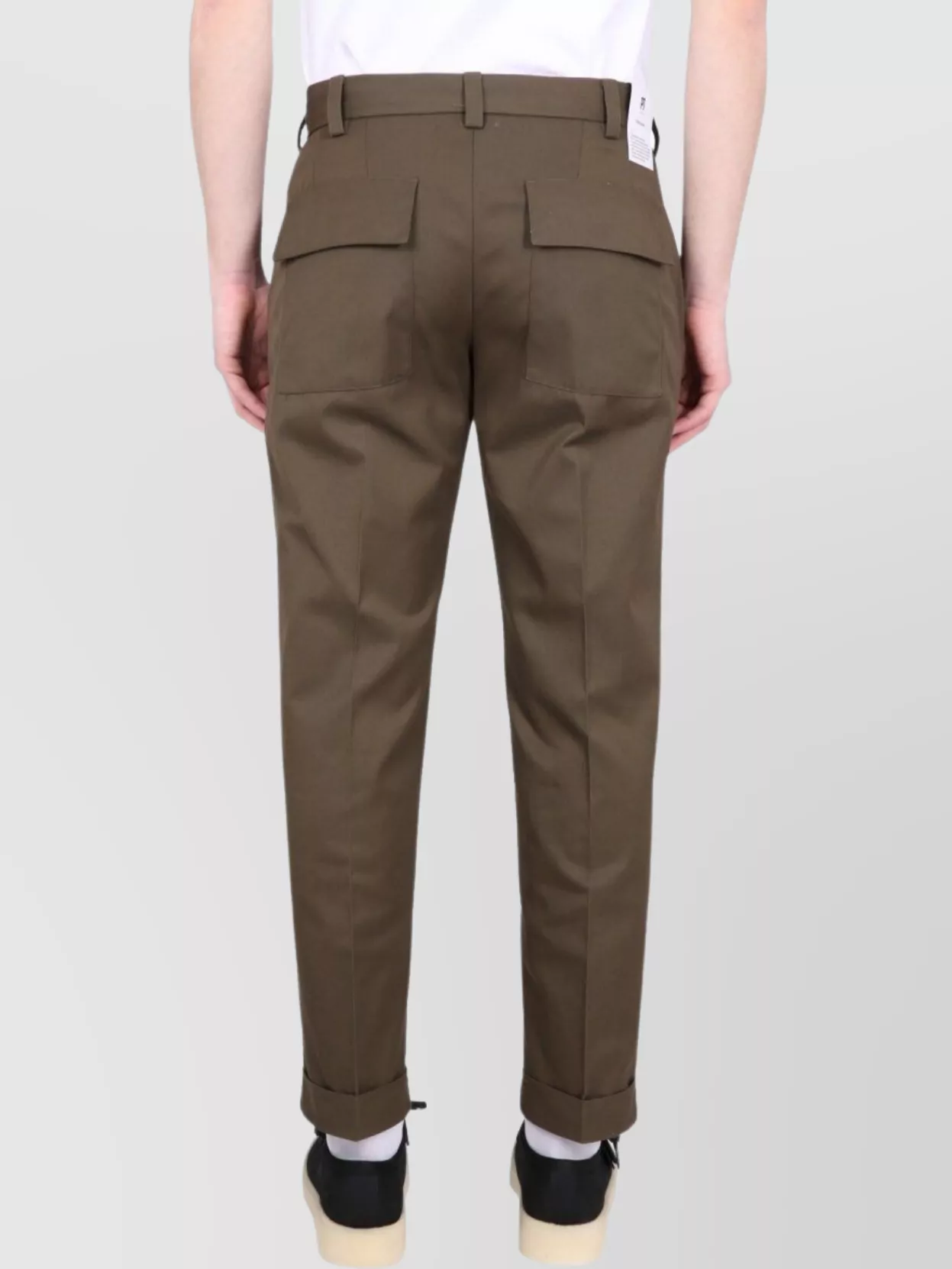 Pt Torino Pressed-crease Straight-leg Trousers