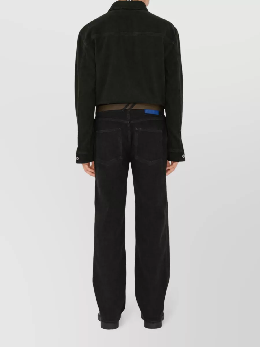 Burberry Cotton Straight-Leg Trousers