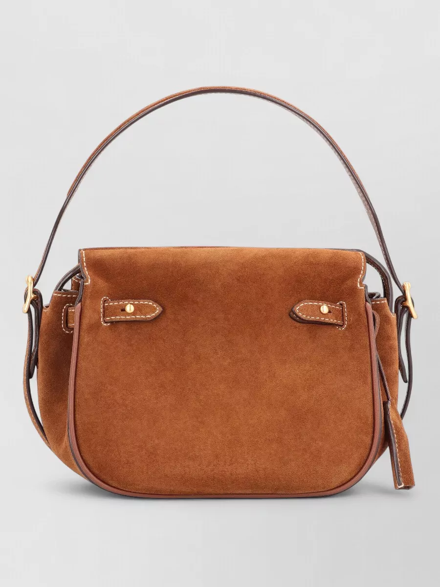 Polo Ralph Lauren Suede Mini Shoulder Bag