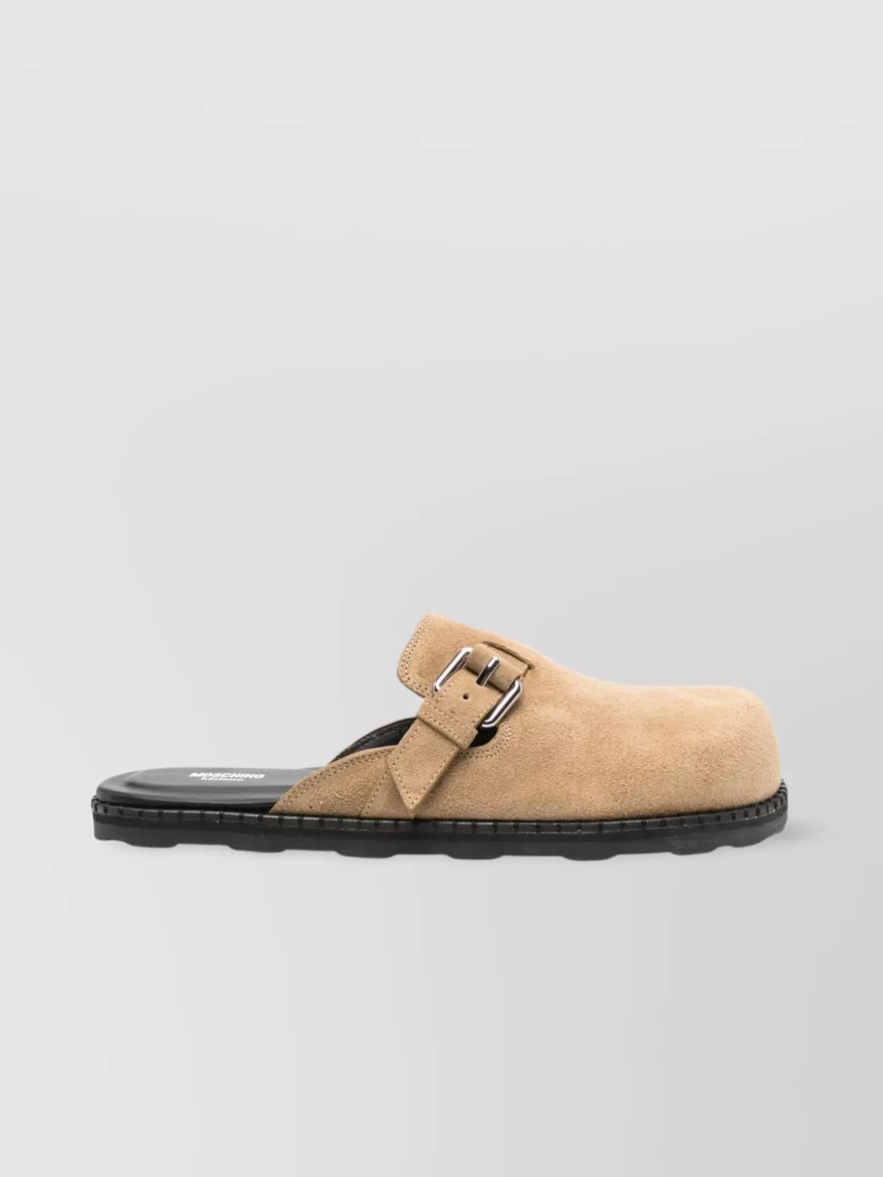 Moschino Almond Toe Heel Sandals Buckle Detail