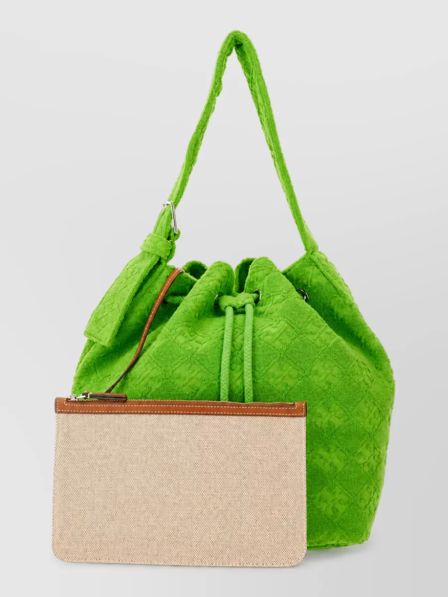 Tory Burch T Monogram Oversized Tote Bag