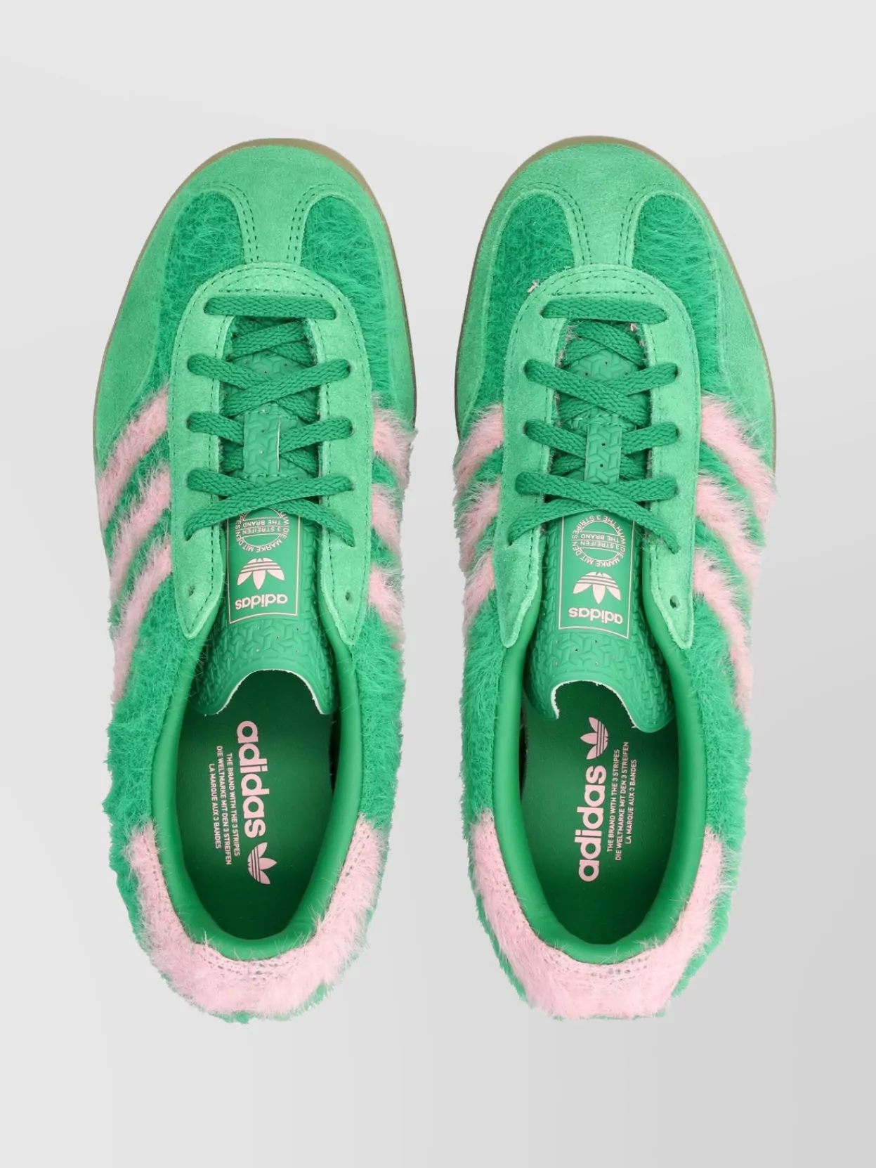 Adidas Originals Indoor Sneakers Featuring Signature Stripes