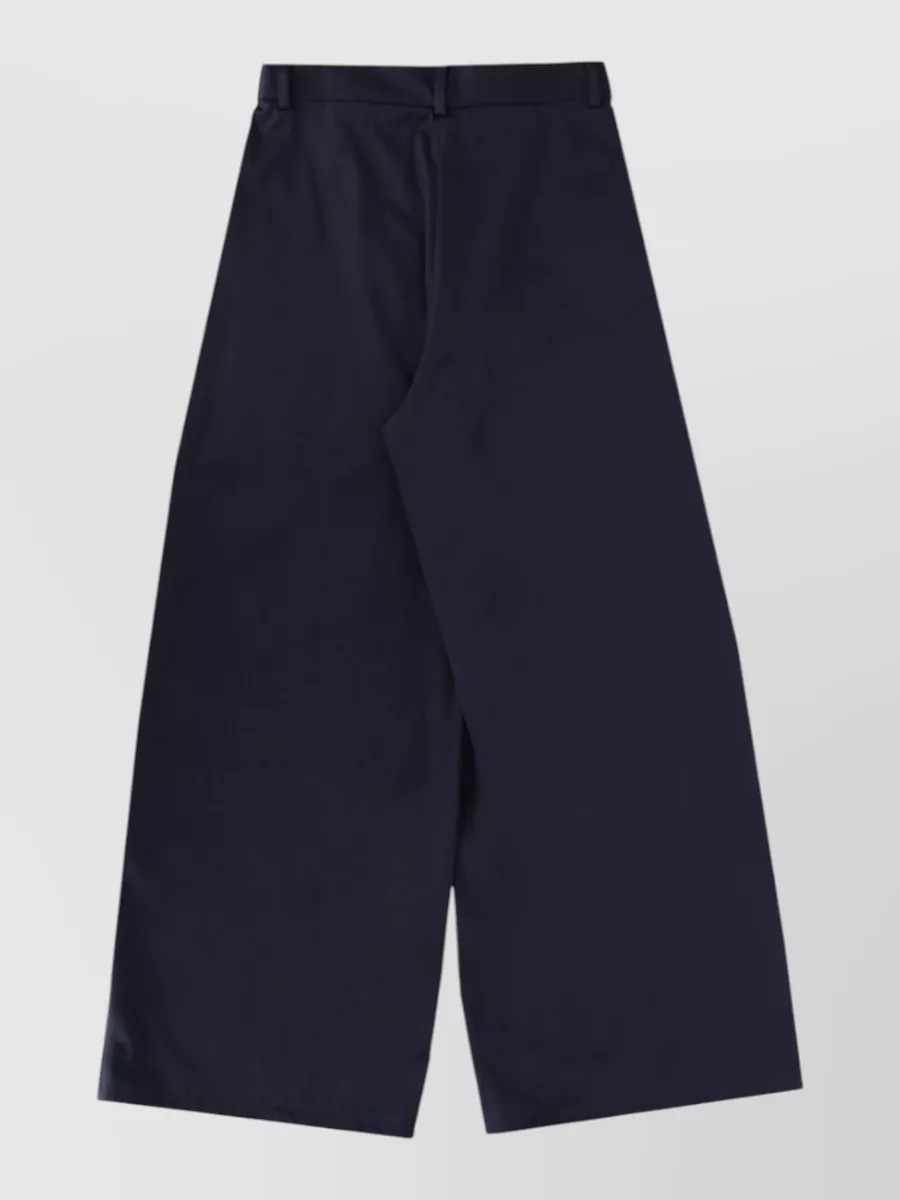 Stella Mccartney cotton wide-leg cargo trousers