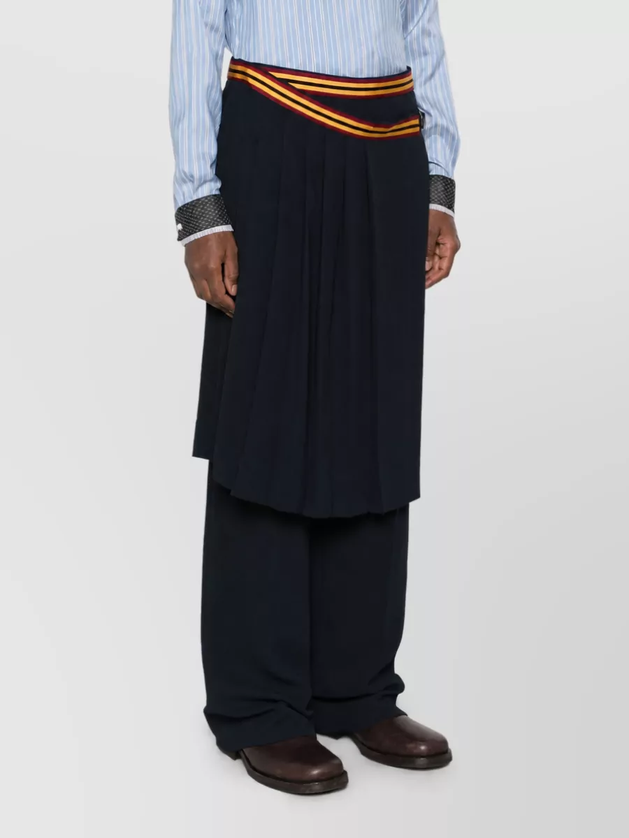 Dries Van Noten Straight-Leg Suit Trousers