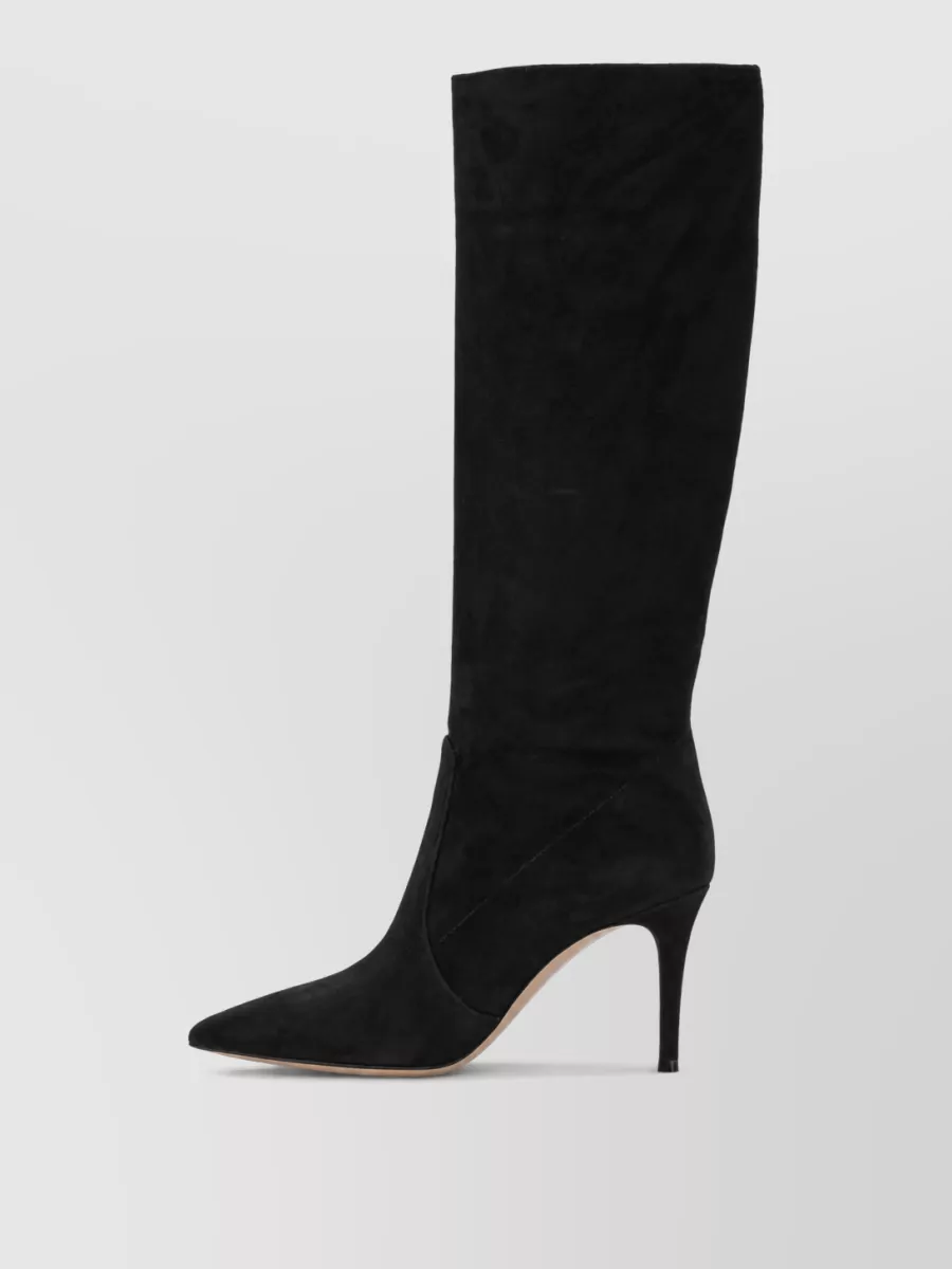 Gianvito Rossi Suede Knee-High Boots