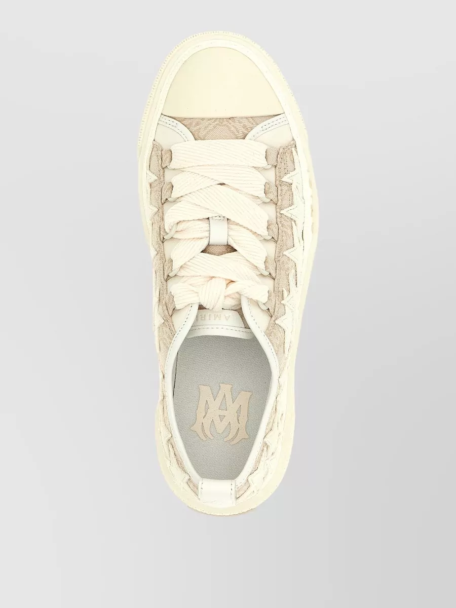 Amiri Quad Stars Court Low Pull Tab Sneakers